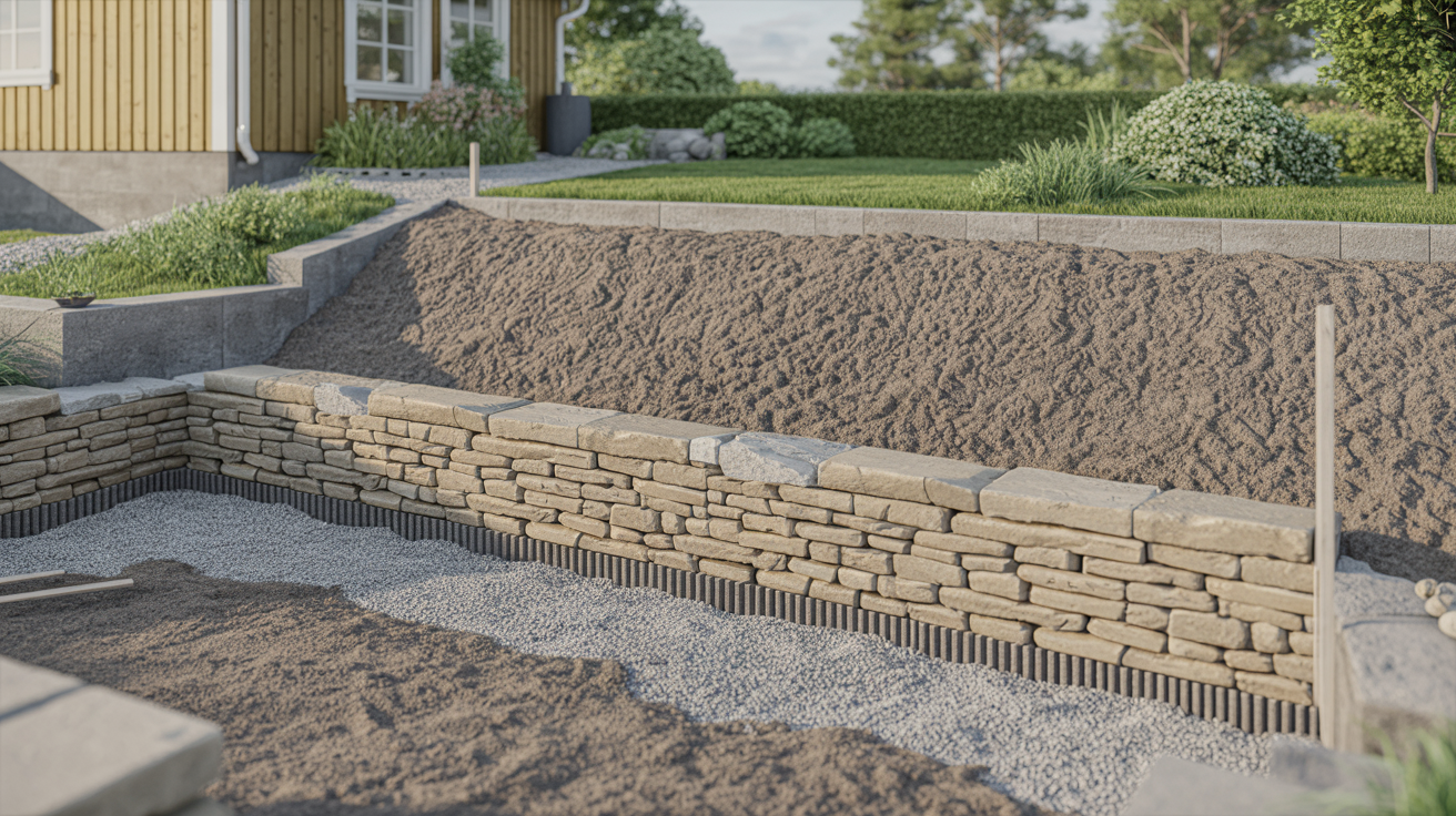 stodmur reatining wall