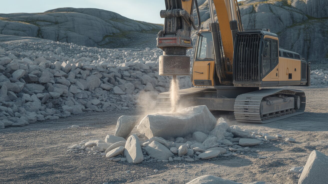 Stenspräckning Bergsprängning