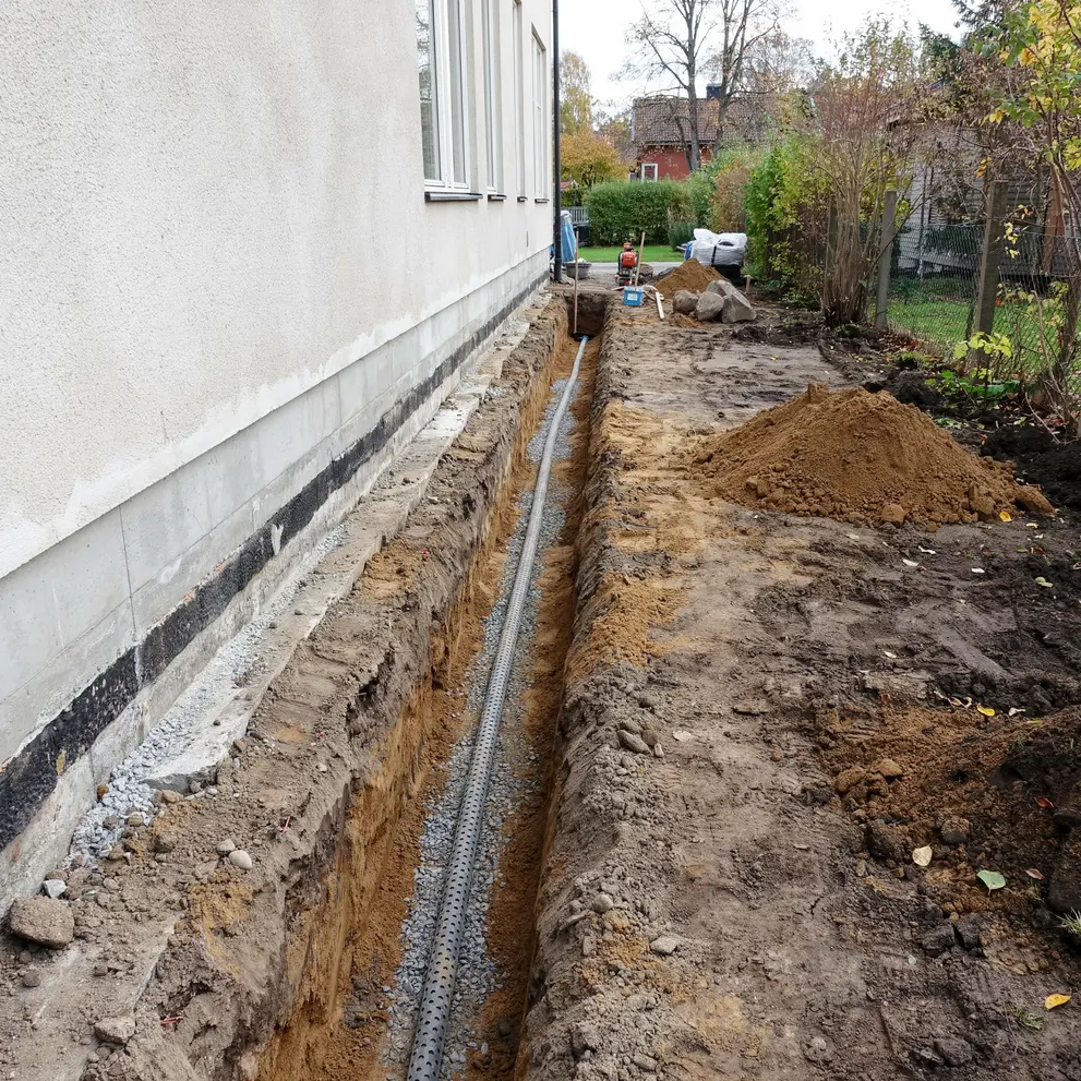 markarbete schaktning vellinge skanor falsterbo skane
